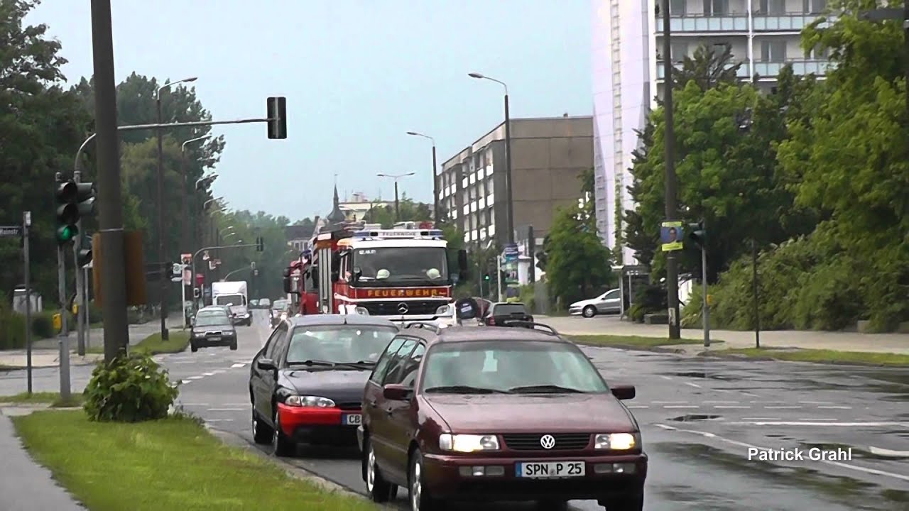 Einsatz Unwetter in Cottbus