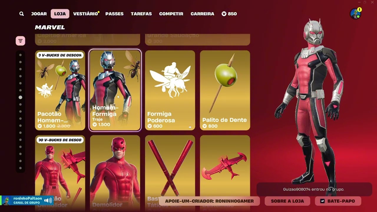 LOJA FORTNITE HOJE 15 DE SETEMBRO DE 2025.
