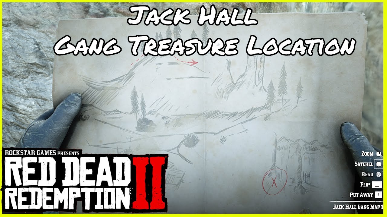 Jack Hall Gang Treasure Location Made Easy | Red Dead Redemption 2
