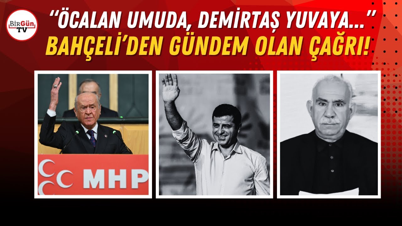 Bahçeli'den çok konuşulacak Selahattin Demirtaş çağrısı!  
