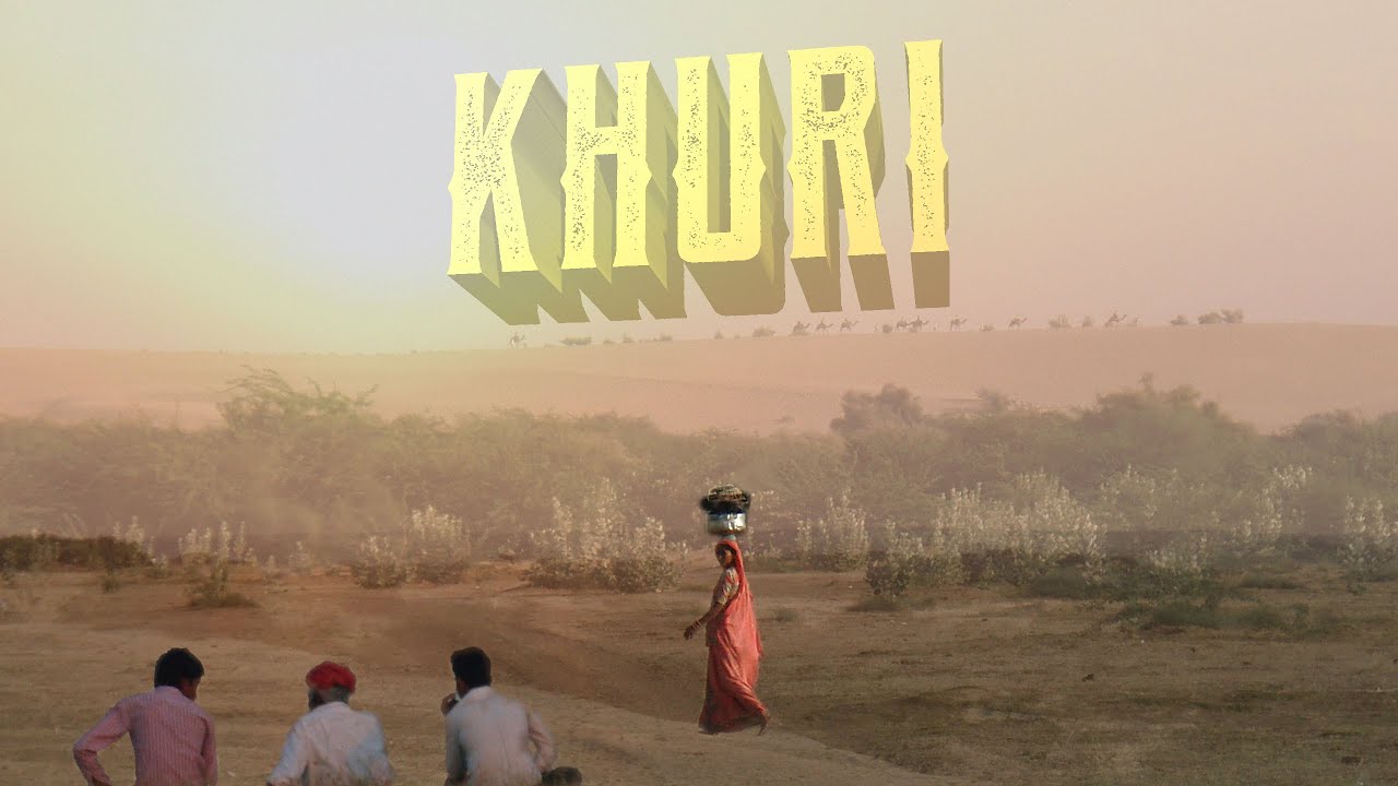 KHURI Village Sand Dunes 🇮🇳 RAJASTHAN INDIA | Thar Desert Sunset | Nusrat Fateh Ali Khan Qawwali