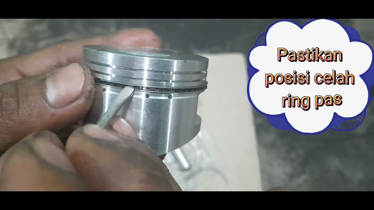 Memasang Ring Piston Sepeda Motor Honda Vario 110