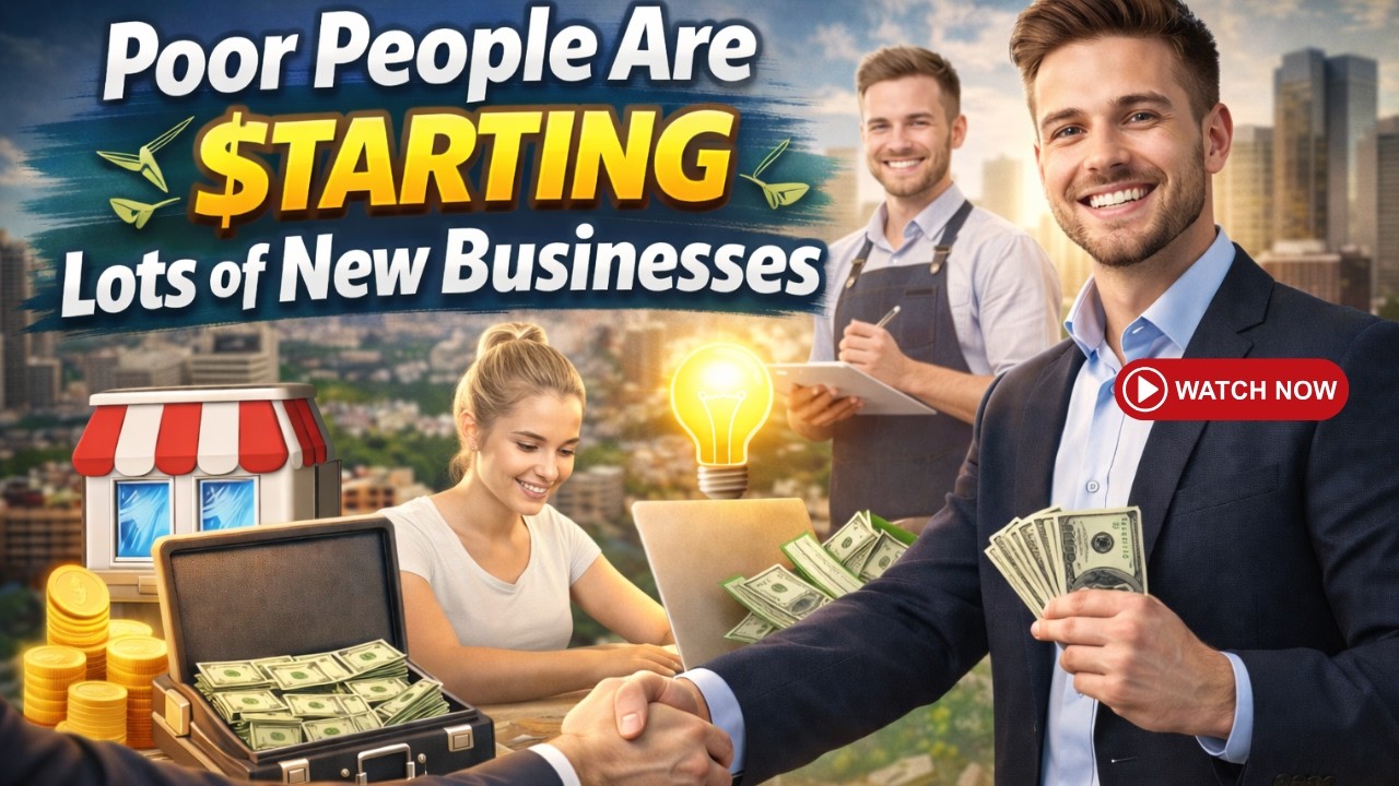 Poor People Are Starting A lot of  New Businesses.