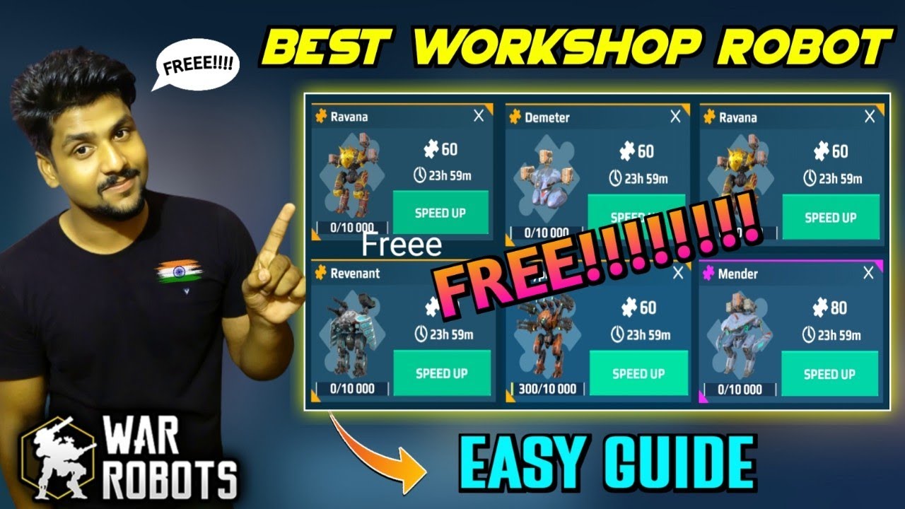 War Robots Workshop | war robots workshop guide | war robots best workshop weapons | #gaming  | 🇮🇳