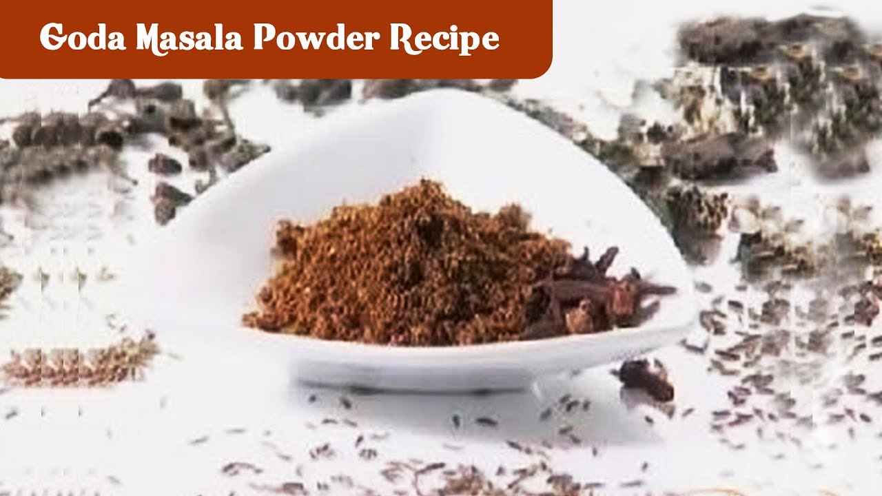 How To Make Goda Masala Powder | Instant Powder Recipe | Sanjeev Kapoor | Khana Khazana