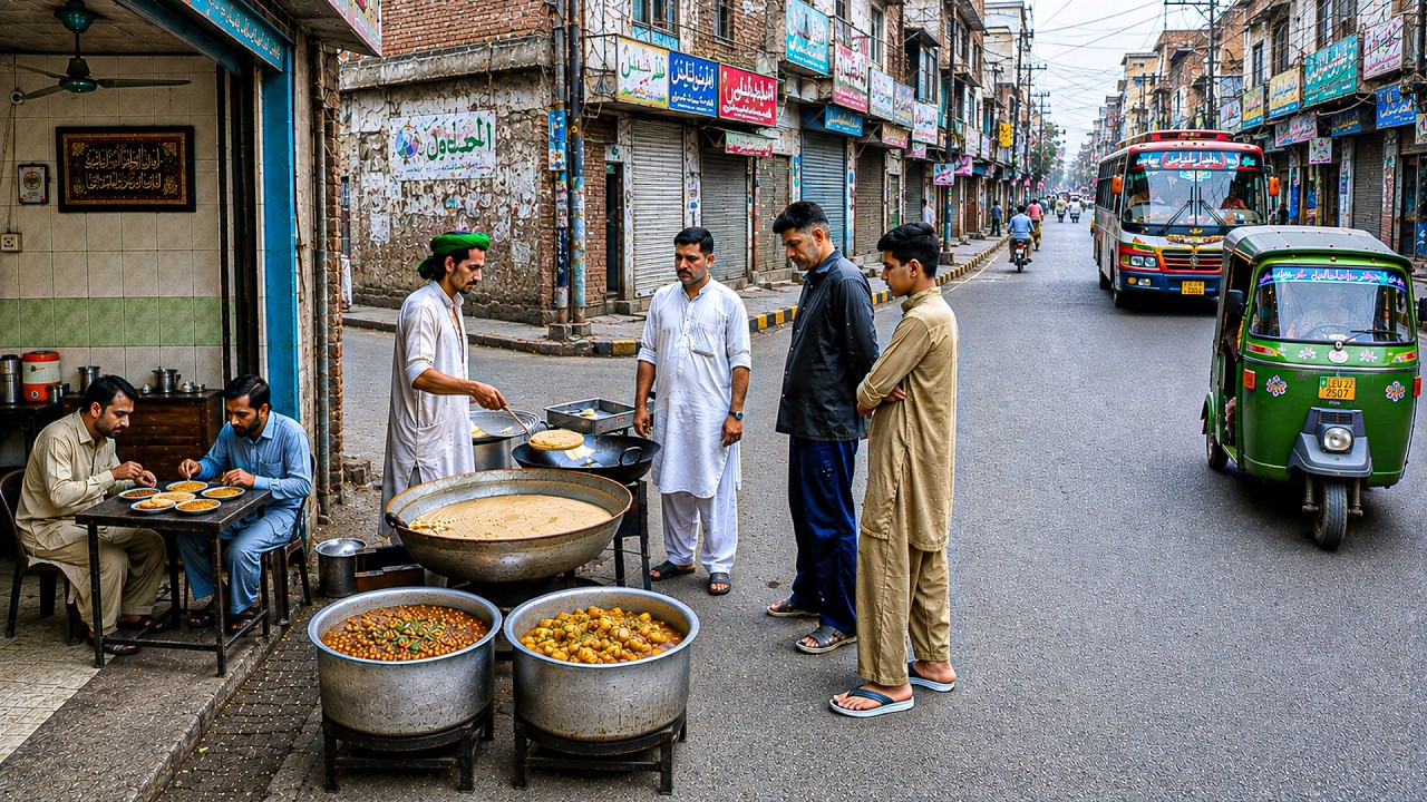 TRADITIONAL DESI BREAKFAST | PAKISTANI STREET FOOD COMPILATION | AMAZING LOCAL FOOD