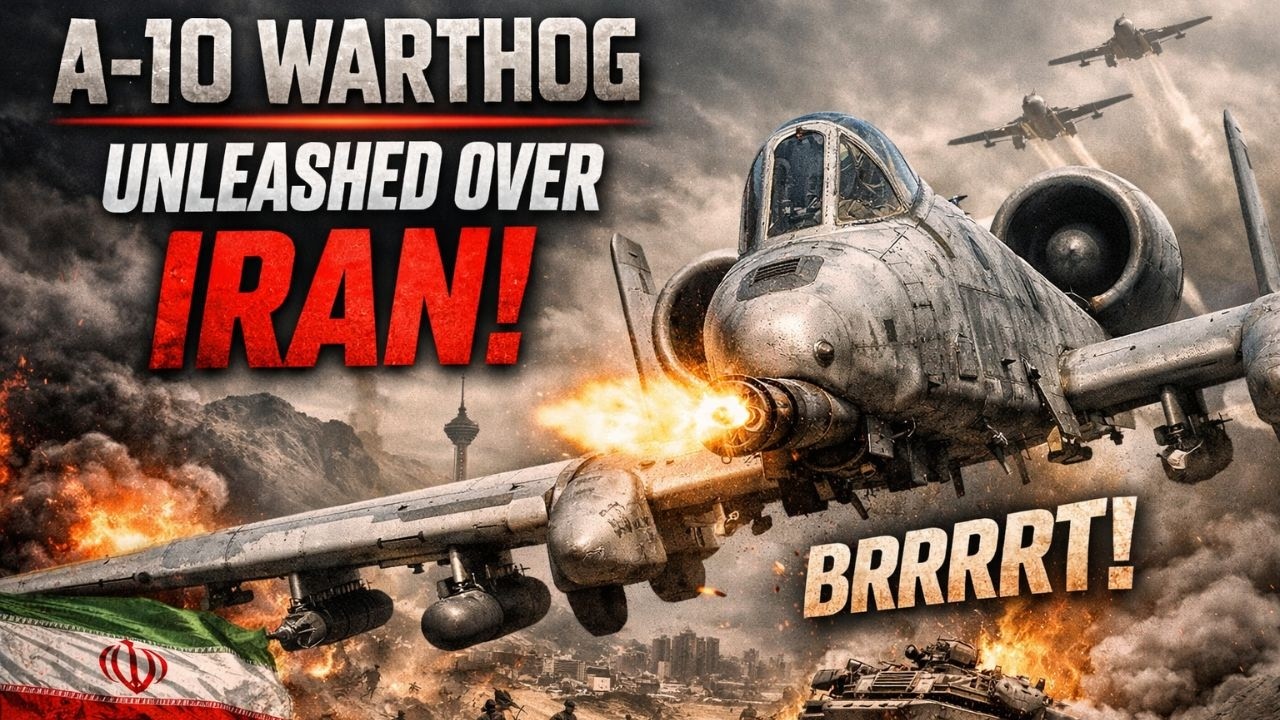 When the Sky Growled: The Day the Fairchild Republic A-10 Thunderbolt II Was Unleashed Over Iran 🔥✈️