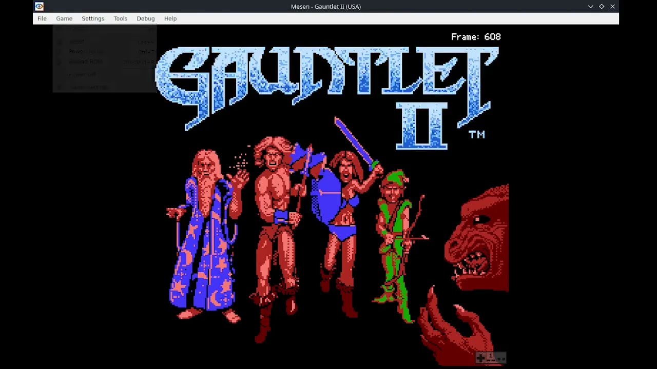 Gauntlet 2 (NES) 10 levels in 1:39.550
