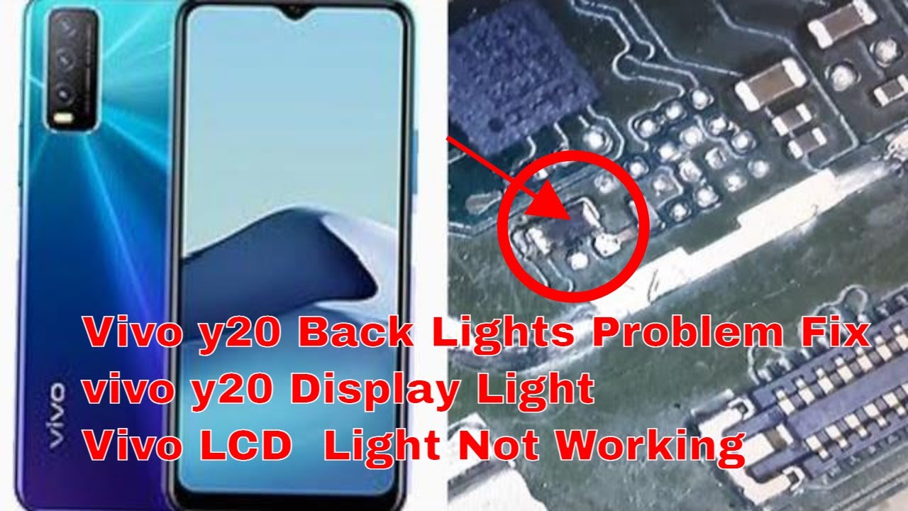 Vivo y20 Back Light problem/vivo y20 Display Lights Not Working fix/Vivo LCD Light problem solution