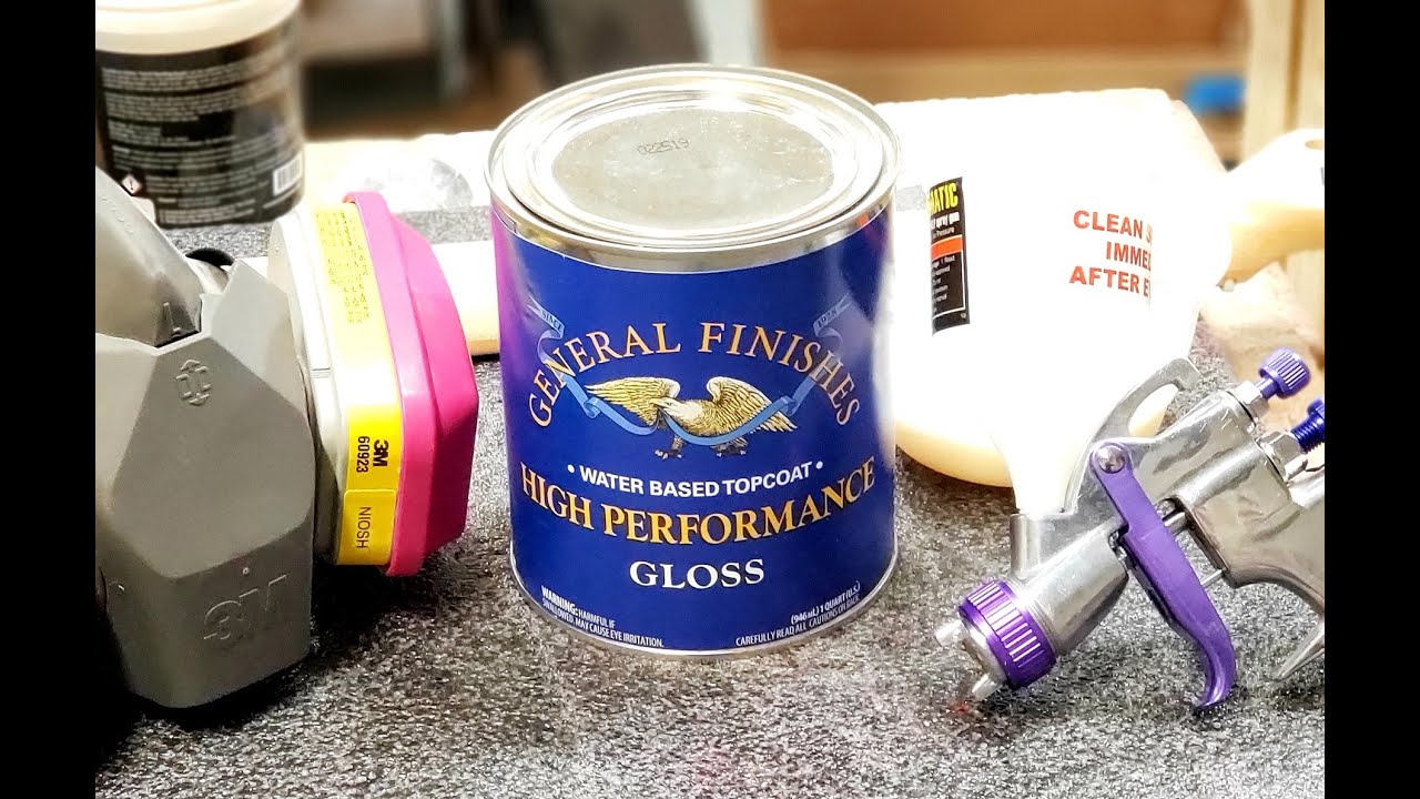 How To Spray:  General Finishes - Water-based Top Coat