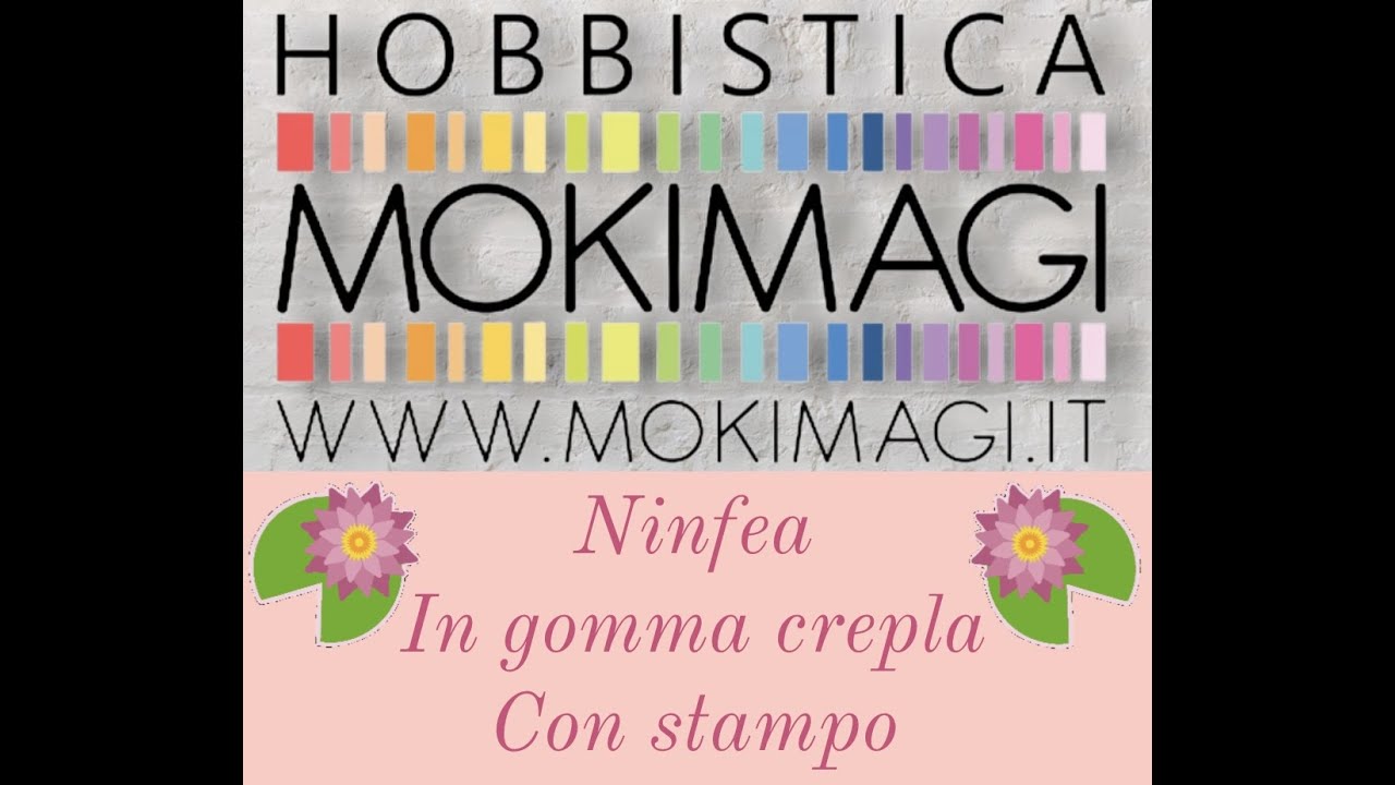 Ninfea Fiore Di Loto in Gomma Crepla con Stampo Stafil Fommy 2mm