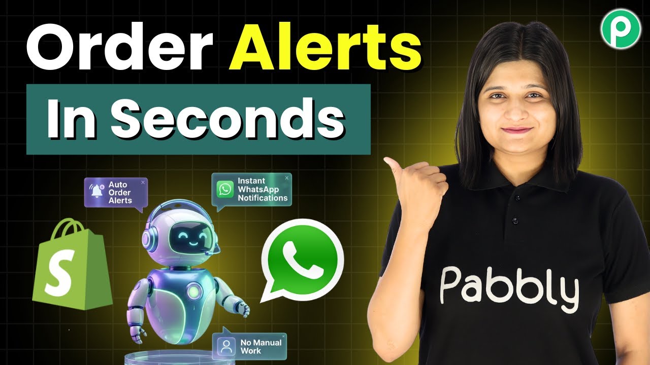 Shopify в WhatsApp — автоматизация оповещений о заказах с помощью Pabbly Chatflow