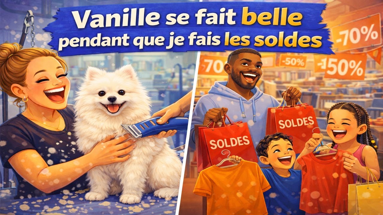 5/52 – Vanille se fait belle pendant que je fais les soldes