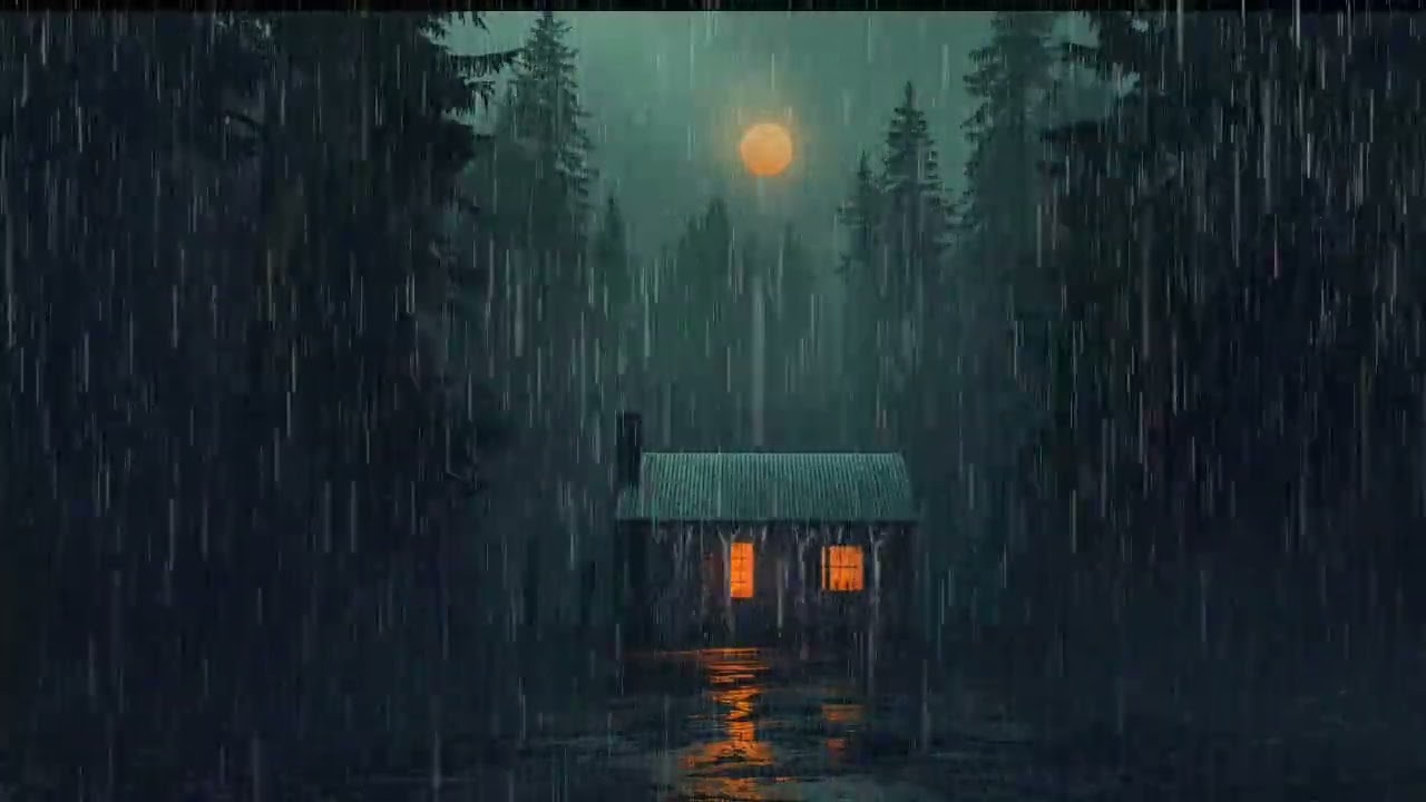 ASMR Stormy Rain Sleep | Heavy Rainstorm Sounds for Deep Relaxation and Peaceful Sleep