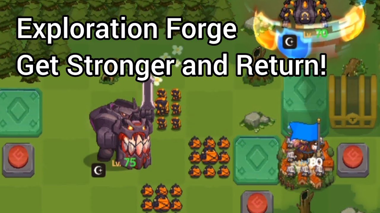 Guardian Tales: Exploration Forge | Get Stronger and Return | CLEAR AND GRAB THE CHESTS IN ONE RUN