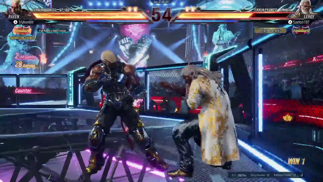 FIRST TIME PLAYING TEKKEN!