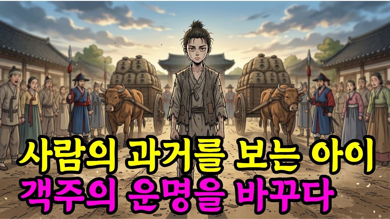 사람의 과거를 보는 아이, 객주의 운명을 바꾸다.  |야담 |민담 |전설 |설화 |옛날이야기 |수면동화