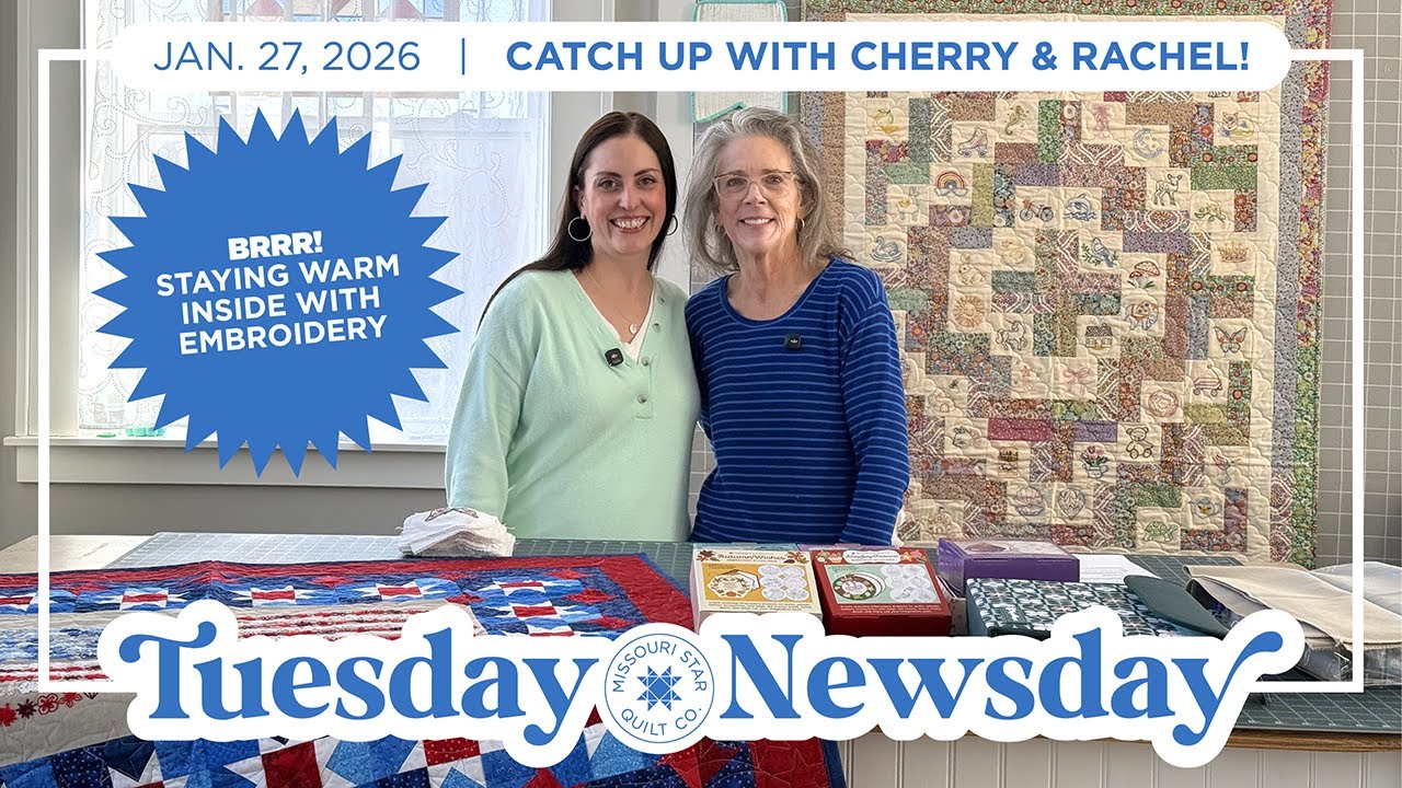 Tuesday Newsday with Cherry & Rachel | Getting Ready For National Embroidery Month