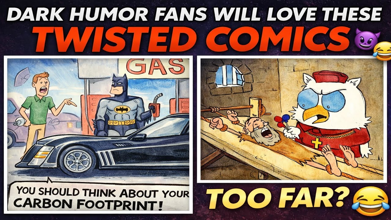 Dark Humor Fans Will Love These Twisted Comics 😈😂