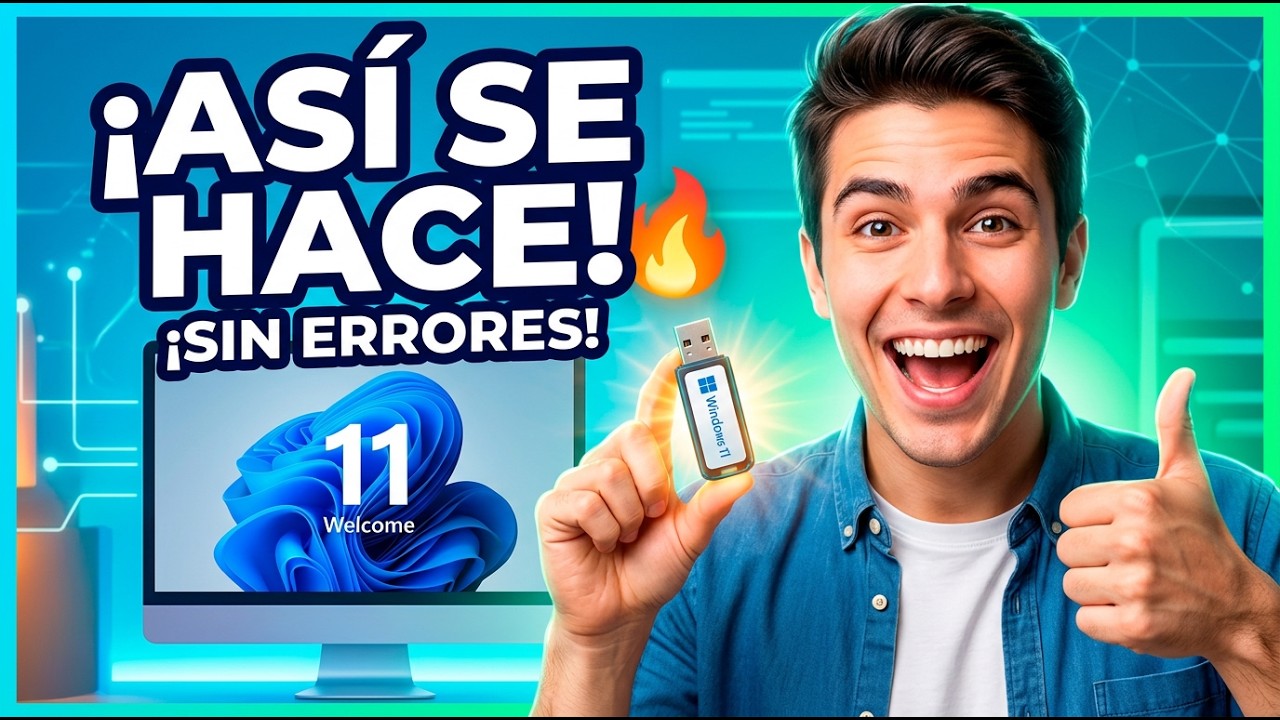 ✅Cómo Instalar Windows 11 2025 | USB Booteable + Programas Incluidos