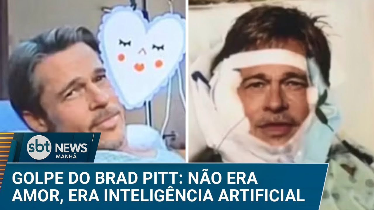 Mulher perde R$ 5,2 milhões ao acreditar que estava namorando Brad Pitt | #SBTNews Manhã (15/01/25)