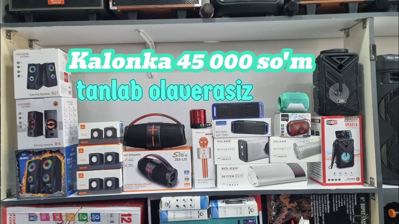 Eng arzoni kalonka narxlari | 45 000 gaham bluetooth kalonka olasiz | 
