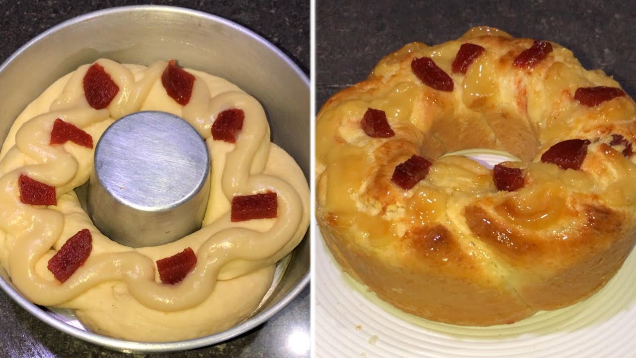 ROSCA MATERA con dulce de membrillo y crema pastelera