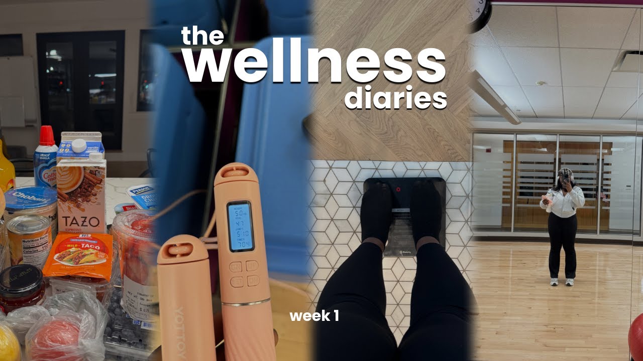 week 1 of trying to unbig my back. | establishing better habits, workouts, grocery haul, goals
