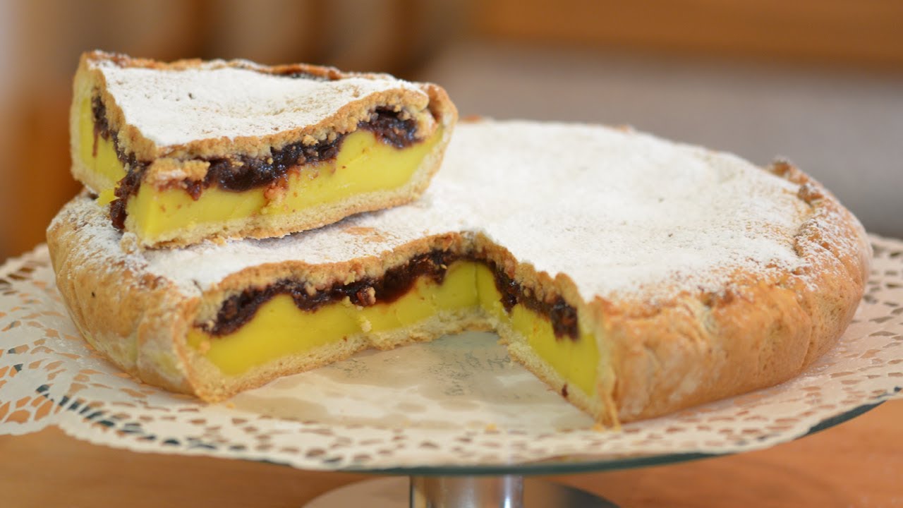 CROSTATA DI CREMA E AMARENE
