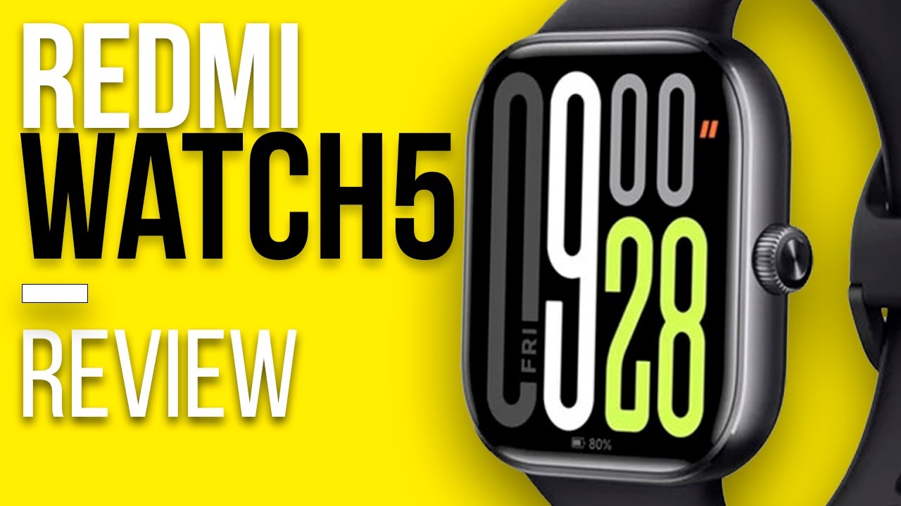 REDMI WATCH 5 GLOBAL Unboxing Review - MEMÓRIA p/ MÚSICAS, TELA 2.07