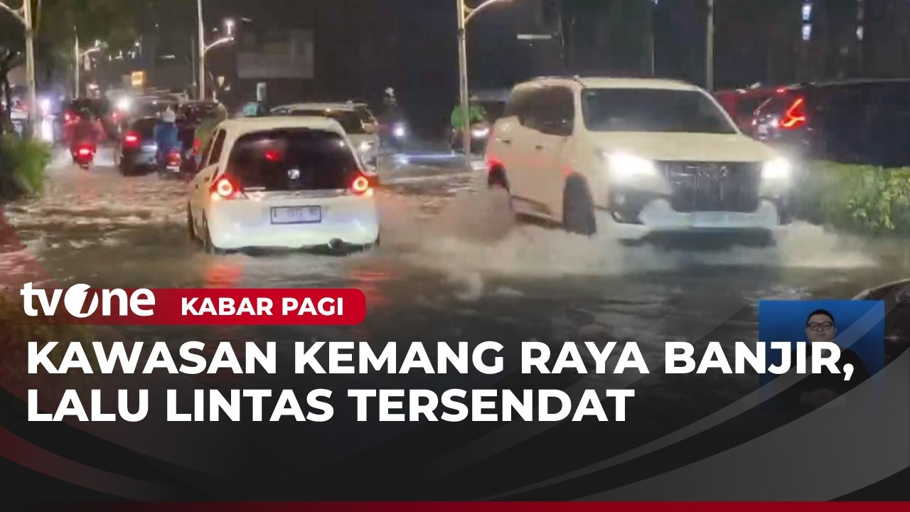 Ruas Jalan Kemang Raya Banjir, Arus Lalu Lintas Terhambat | Kabar Pagi