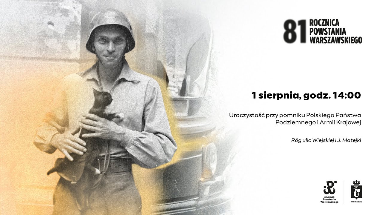 81. rocznica Powstania Warszawskiego: Uroczystość przy pomniku Polskiego Państwa Podziemnego i AK