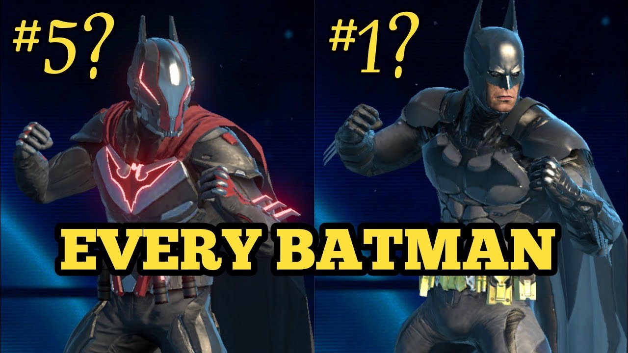 Рейтинг всех персонажей Бэтмена (от худшего к лучшему) — Injustice 2 Mobile