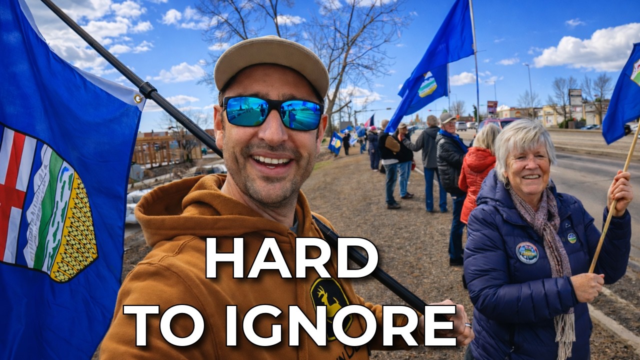 Thousands Honked at Red Deer&rsquo;s Alberta Independence Flag Rally