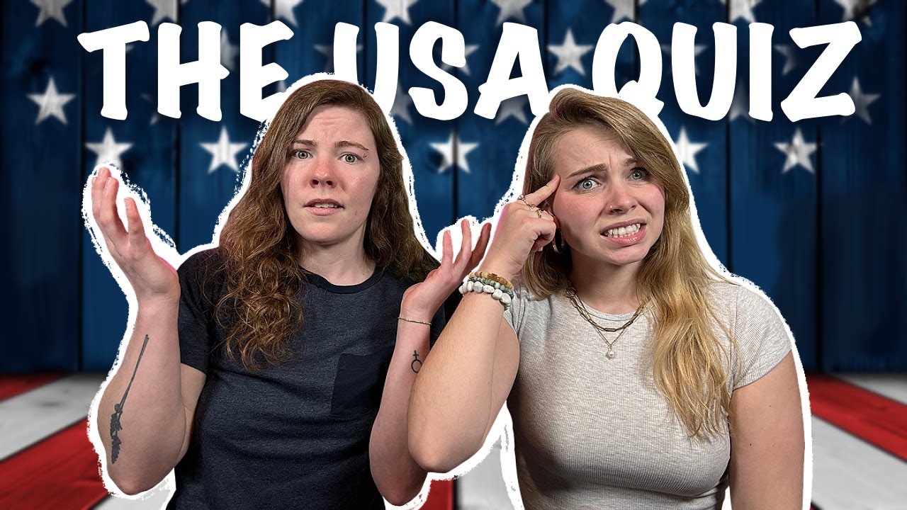 Are We Good Americans? *USA Quiz* - Hailee And Kendra