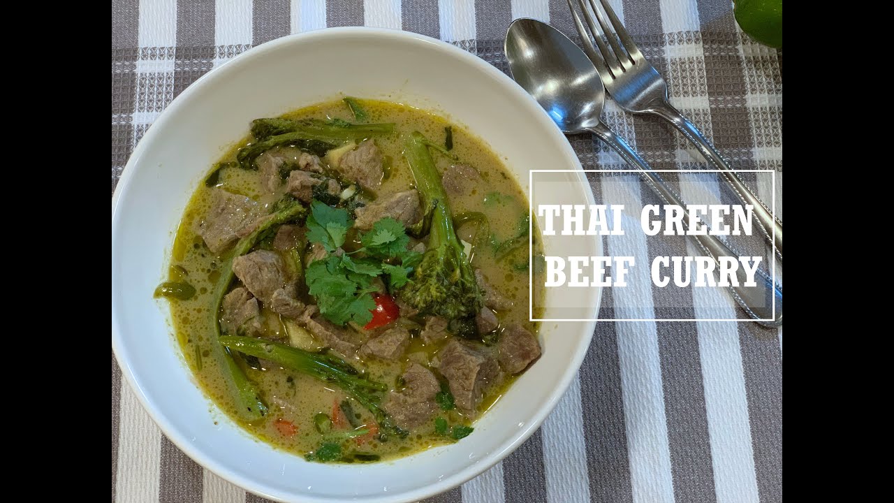 Thai Green Beef Curry / How to make Thai Green Beef Curry/ #Thaigreencurry #curryrecipe