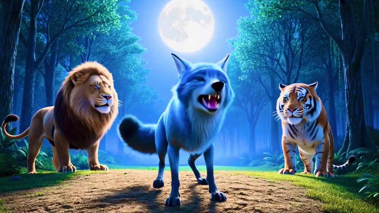 The Blue Jackal Story | Ranga Shiyar Panchatantra Tale | Ancient India Moral Story #story #noads