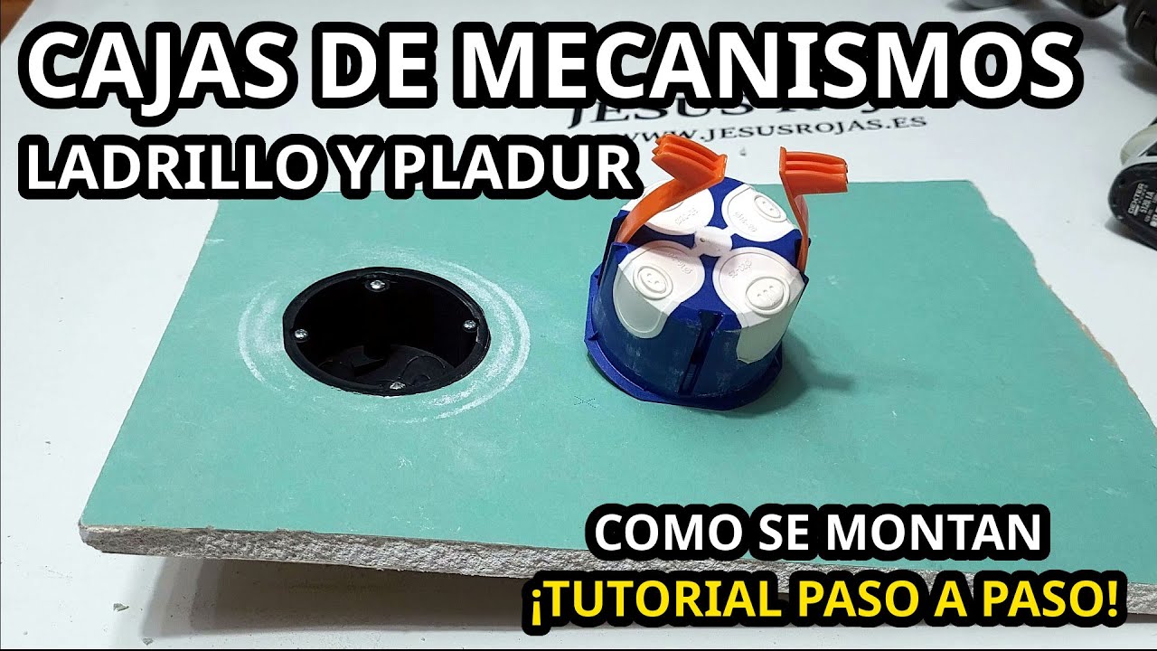 Cajas de Mecanismos Para Tabiques de Ladrillo o Pladur. Cómo se Montan. Tutorial Paso a Paso. 481