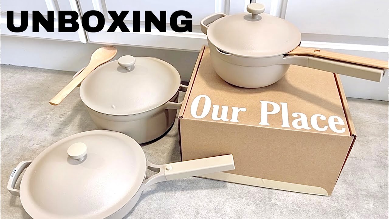 OUR PLACE PAN SET UNBOXING | MINI PERFECT POT/ ALWAYS PAN / PERFECT POT