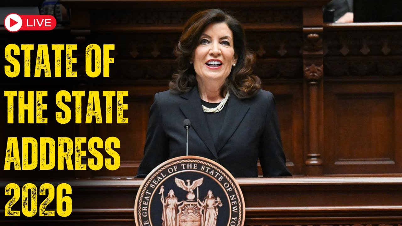 Watch LIVE: New York Governor Kathy Hochul Delivers State Of The State Address