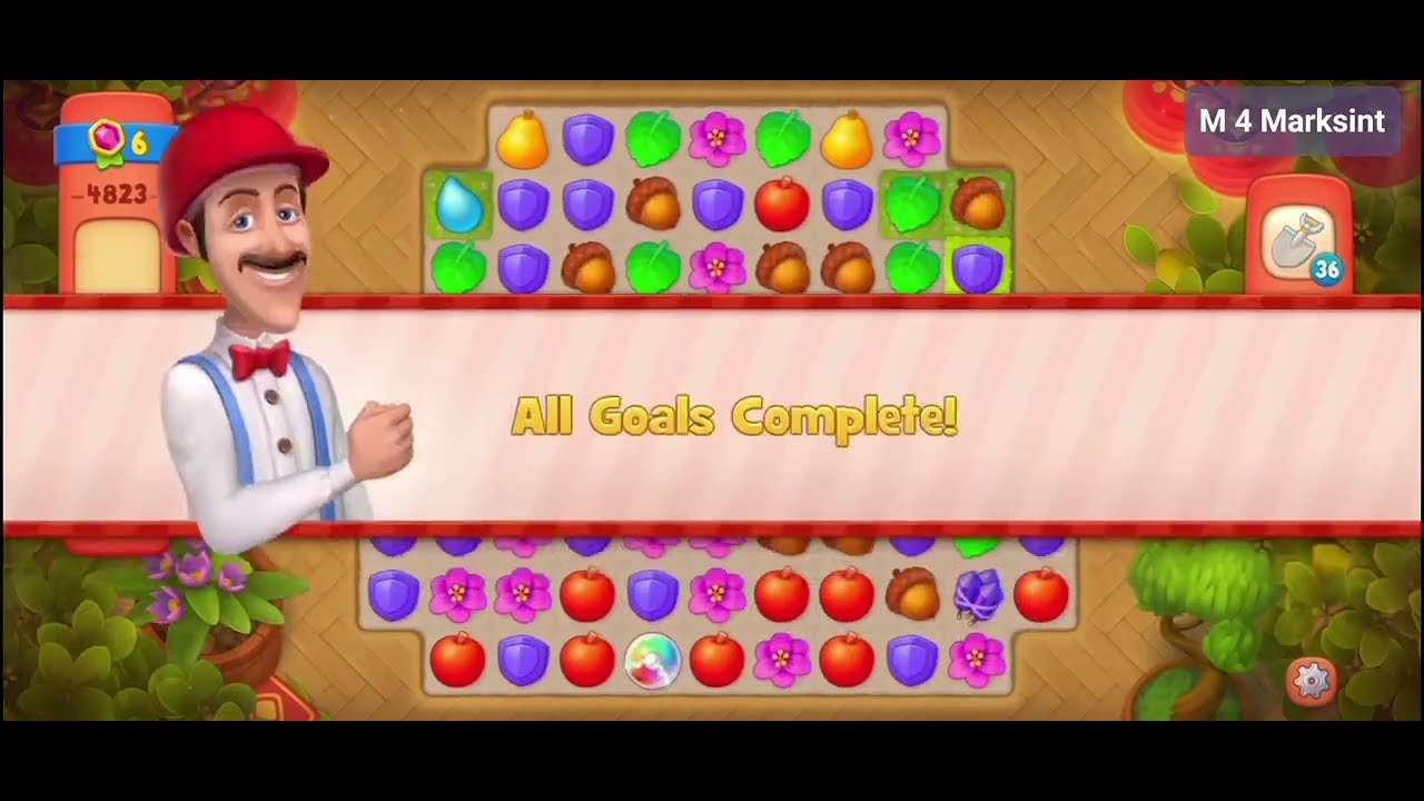 PLAYRIX GARDENSCAPES || GARDENSCAPES Level clearing || Marathon LEVEL Clearing || From 4815 to 4824