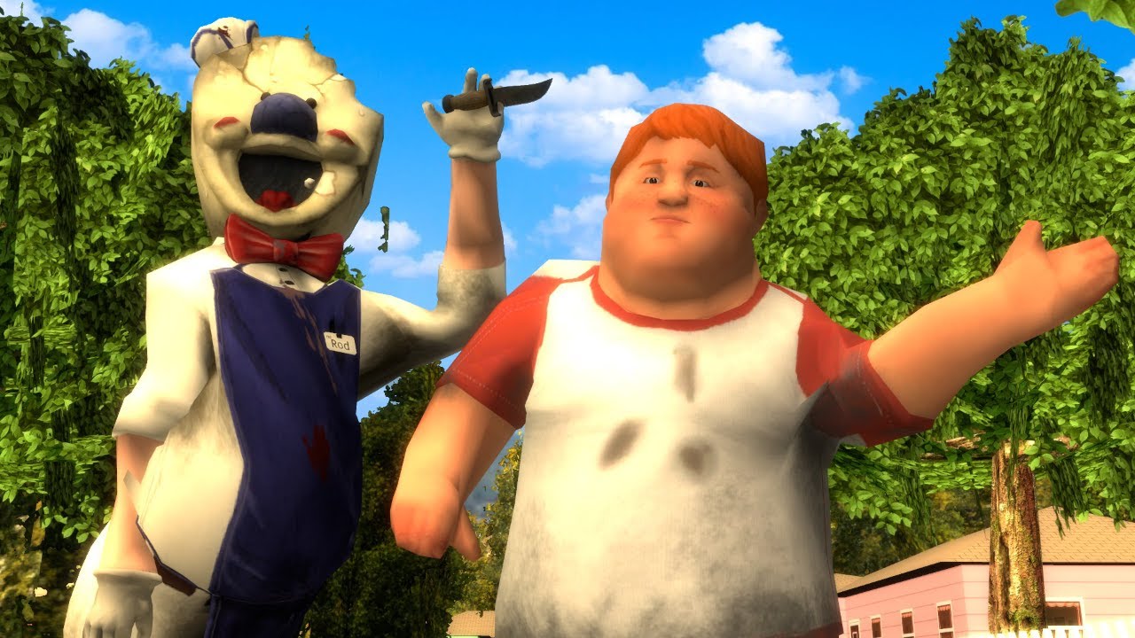 The Ice Scream Man Tried To Sell Me Ice Cream, but I Punched Him Instead in Gmod! (Garry's Mod)