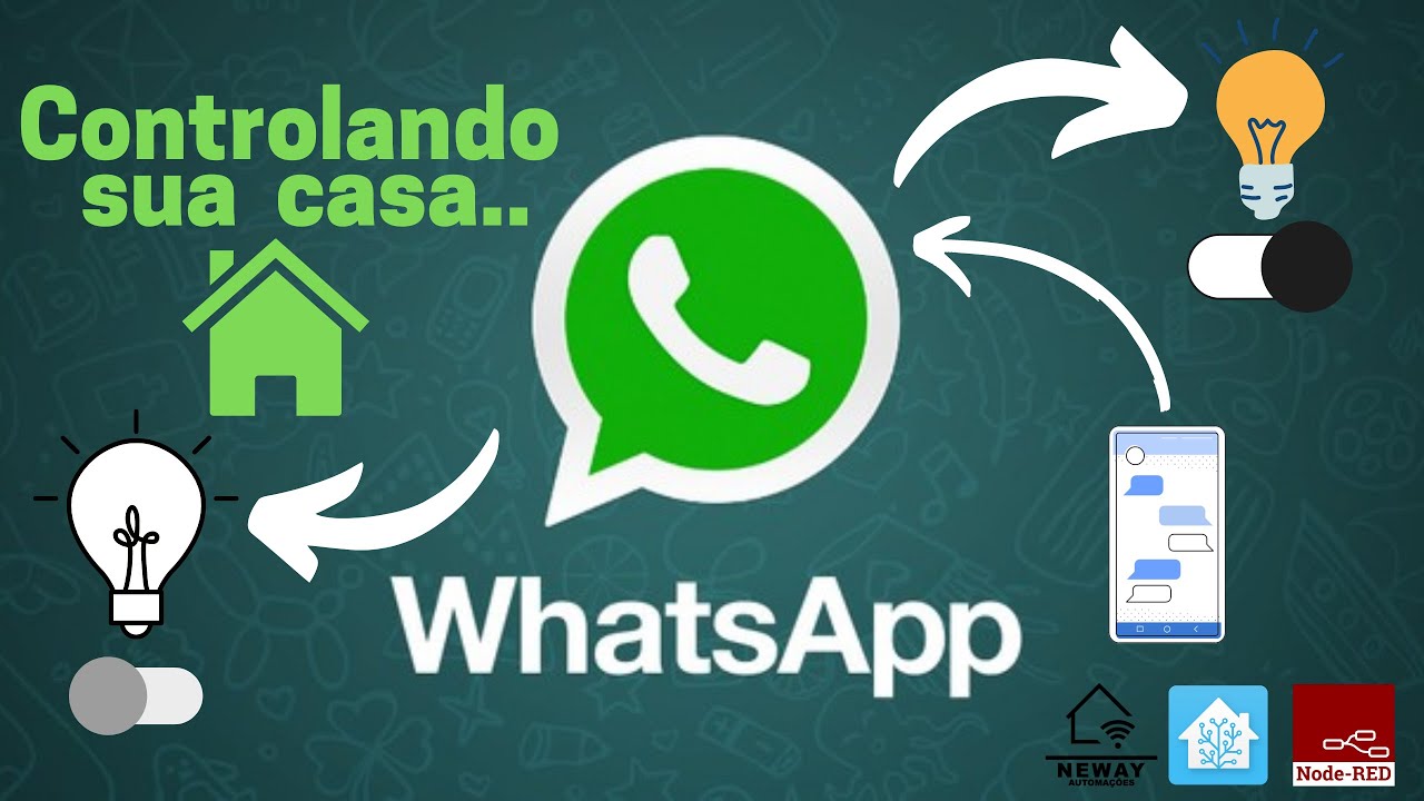 ✅ - Como usar o WhatsApp para controlar a sua casa usando Home Assistant e Node-RED