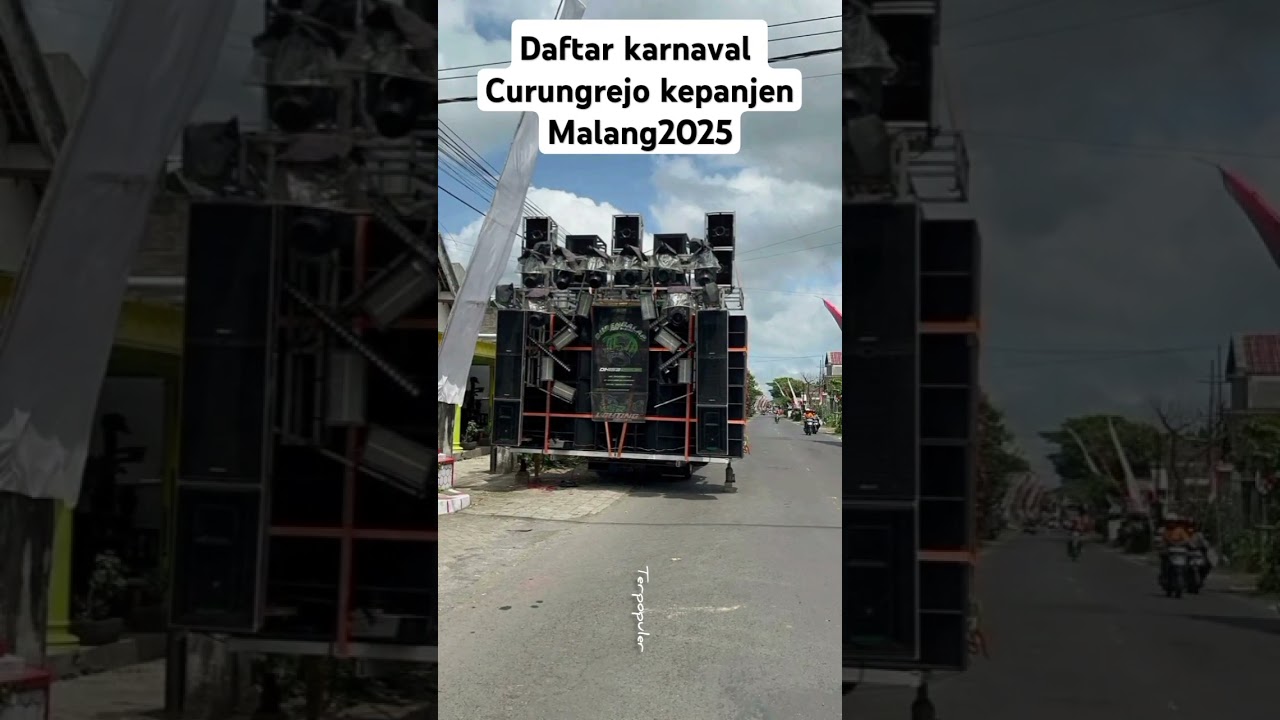 Daftar Karnaval Curungrejo Kepanjen Malang2025 #sound #horor #public #viral #shorts