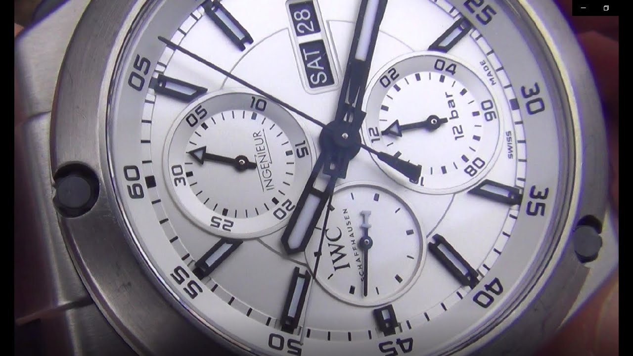 IWC Ingenieur Double Chronograph Titanium Ref #3962661