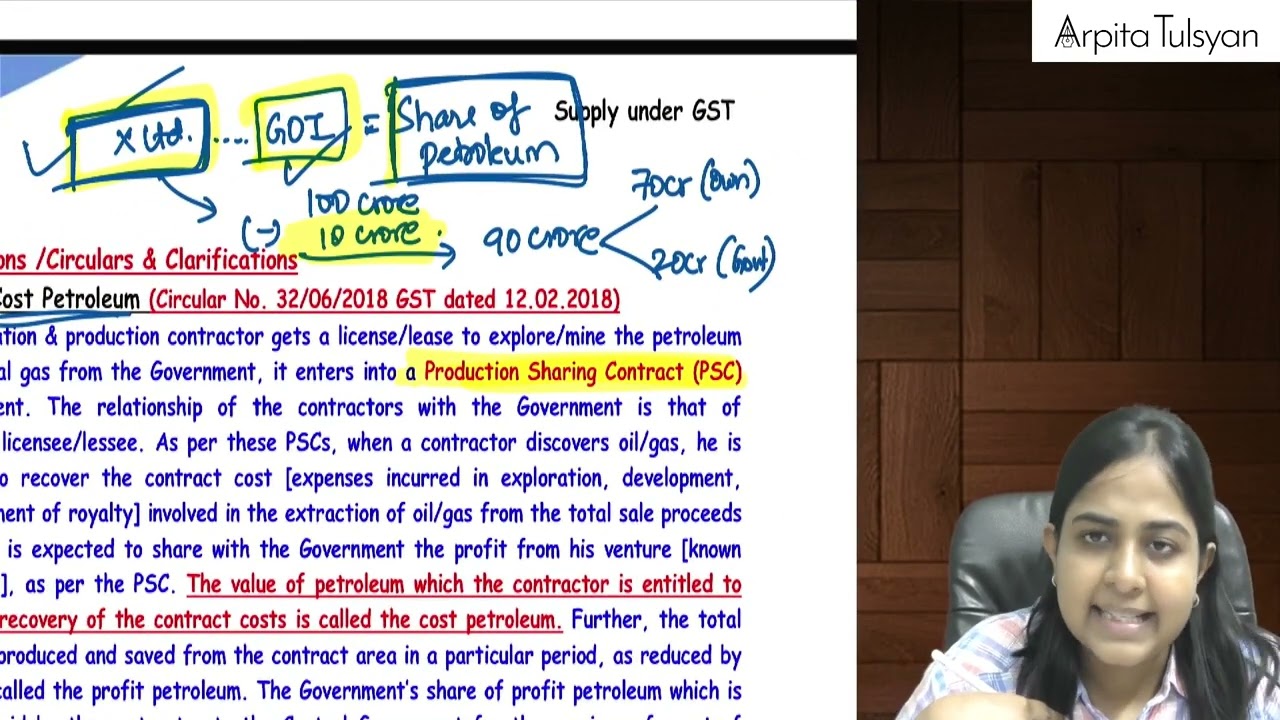 Cost Petroleum Concept under GST | CA Arpita Tulsyan