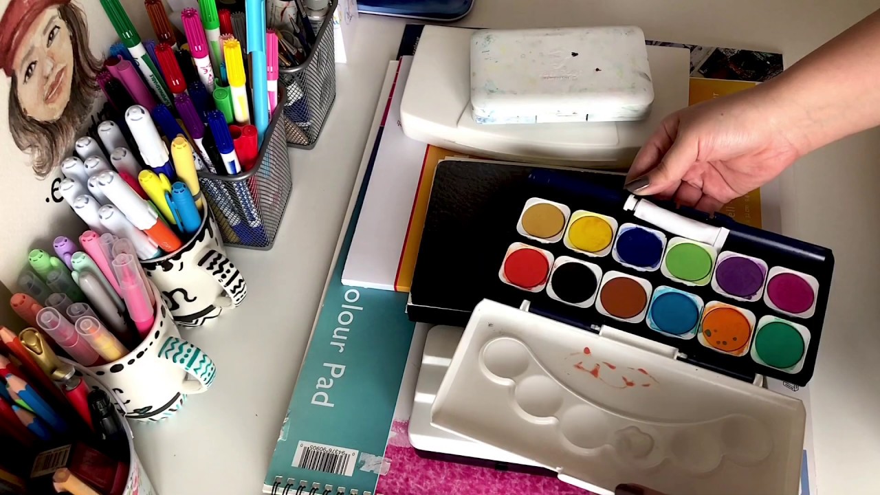 Suluboya Başlangıç Malzemeleri | Yeni Başlayanlara Öneriler  ve Suluboya Malzemelerim