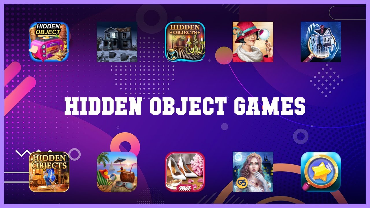 Super 10 Hidden Object Games Android Apps