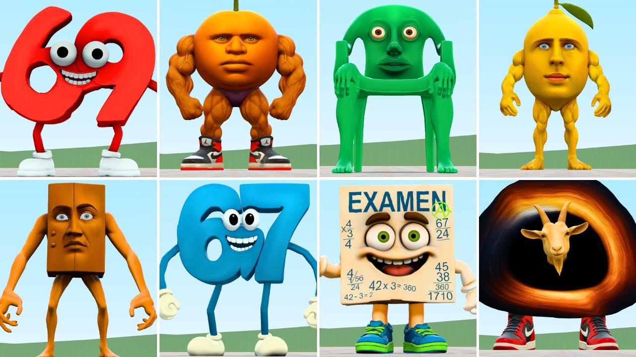 Which Roblox Steal A Brainrot Color Group Is The Strongest In Garry's Mod?