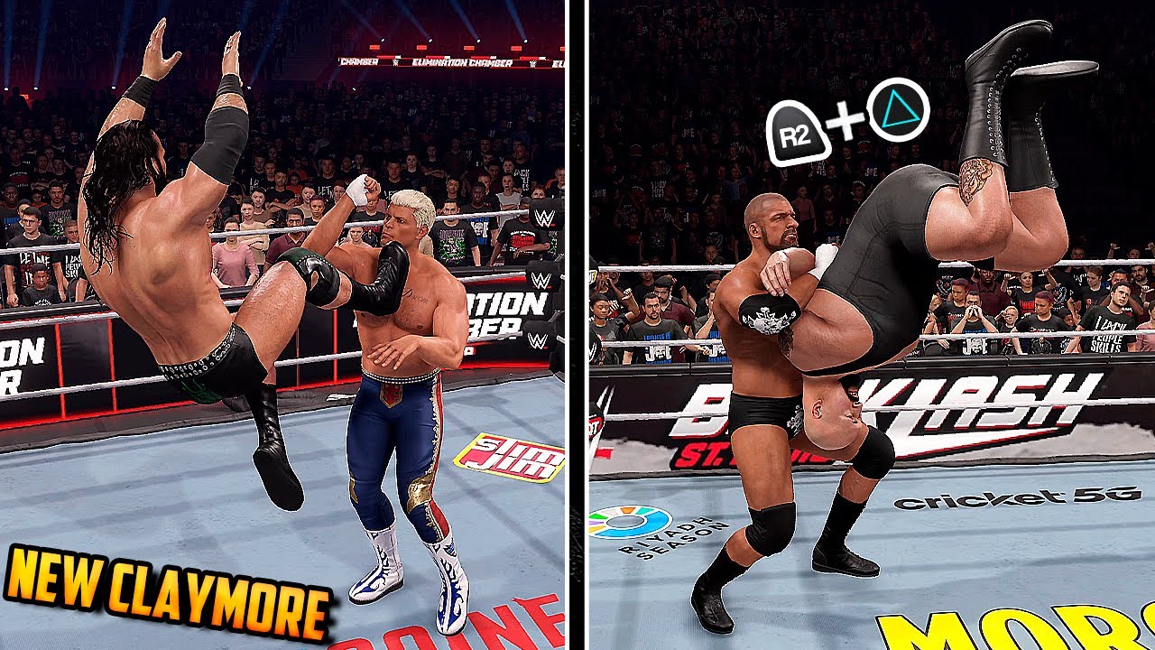 50 новых суперфинишеров в WWE 2K25!